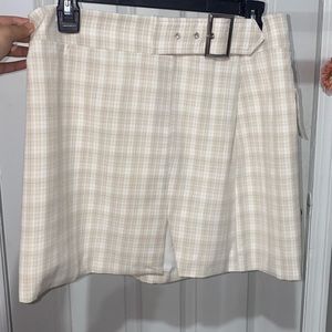Forever 21 Plaid Mini Skirt with Belt